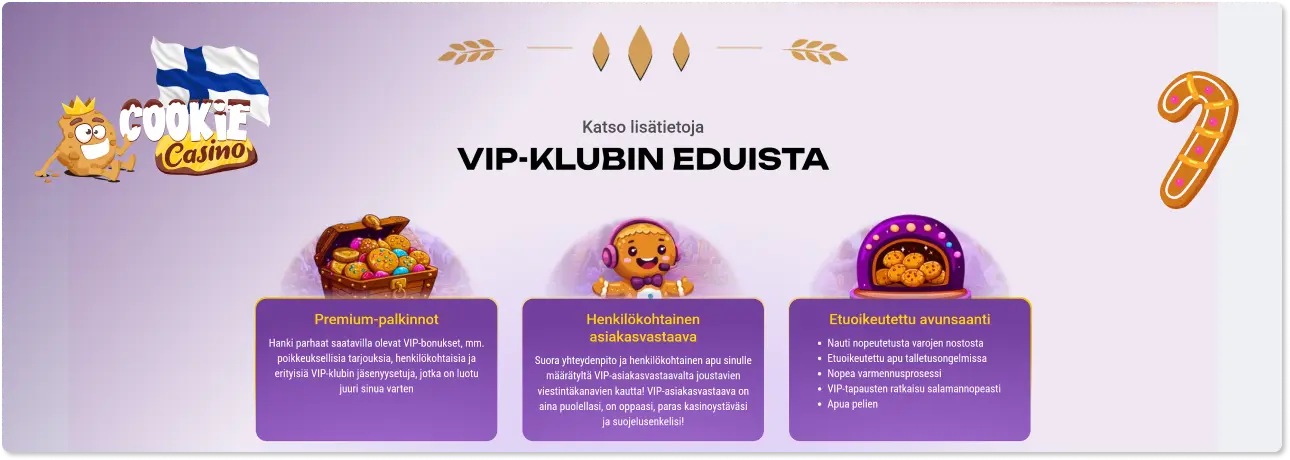 Cookie Casino Tarjoukset ja Bonukset